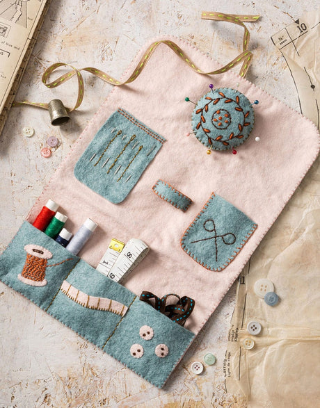 Corinne Lapierre Embroidery Sewing Roll Embroidered Felt Craft Kit by Corinne Lapierre 0600209370906 608603782868