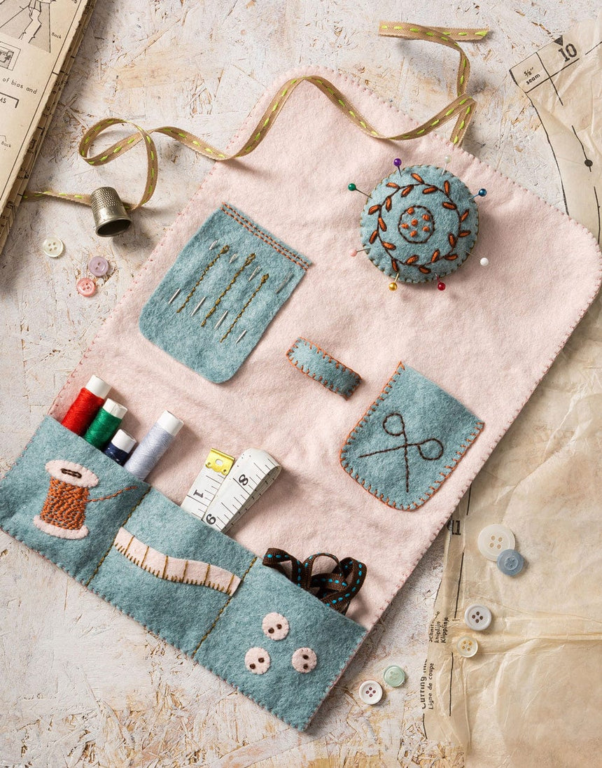 Corinne Lapierre Embroidery Sewing Roll Embroidered Felt Craft Kit by Corinne Lapierre 0600209370906 608603782868