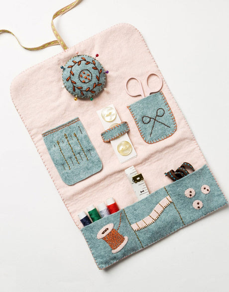 Corinne Lapierre Embroidery Sewing Roll Embroidered Felt Craft Kit by Corinne Lapierre 0600209370906 608603782868