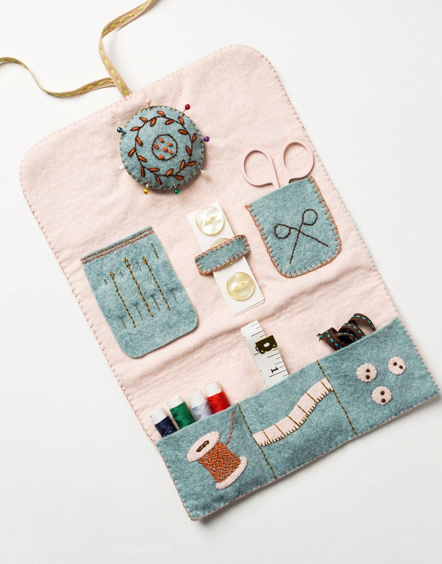 Corinne Lapierre Embroidery Sewing Roll Embroidered Felt Craft Kit by Corinne Lapierre 0600209370906 608603782868