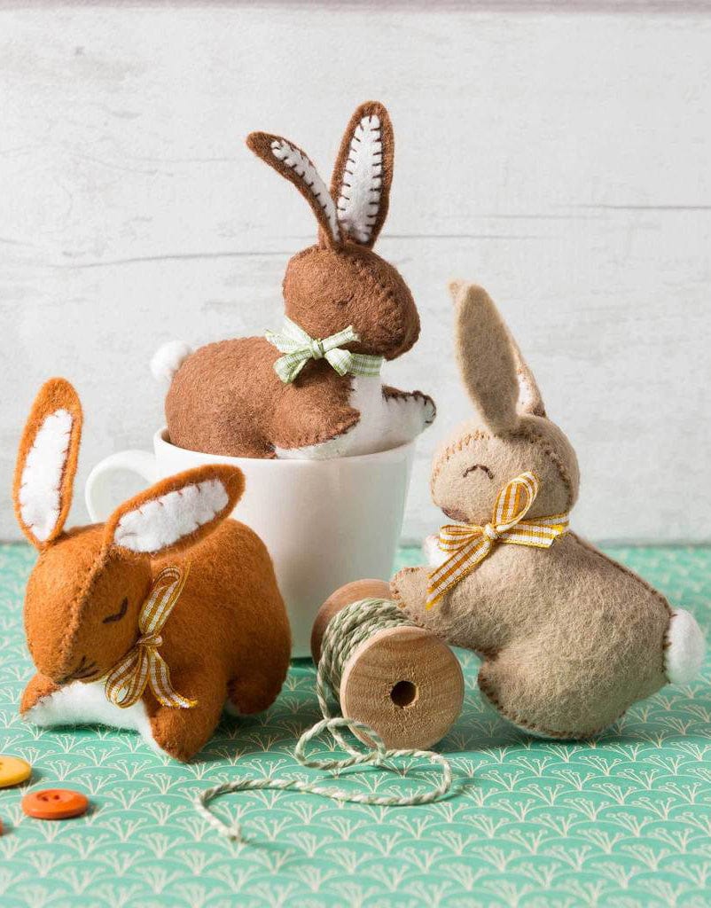 Corinne Lapierre Felt Craft Bunnies Felt Craft Kit by Corinne Lapierre 600209370784 600209370784