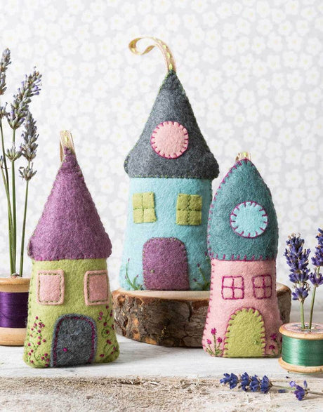 Corinne Lapierre Felt Craft Lavender Houses Felt Craft Kit by Corinne Lapierre 600209370920 600209370920