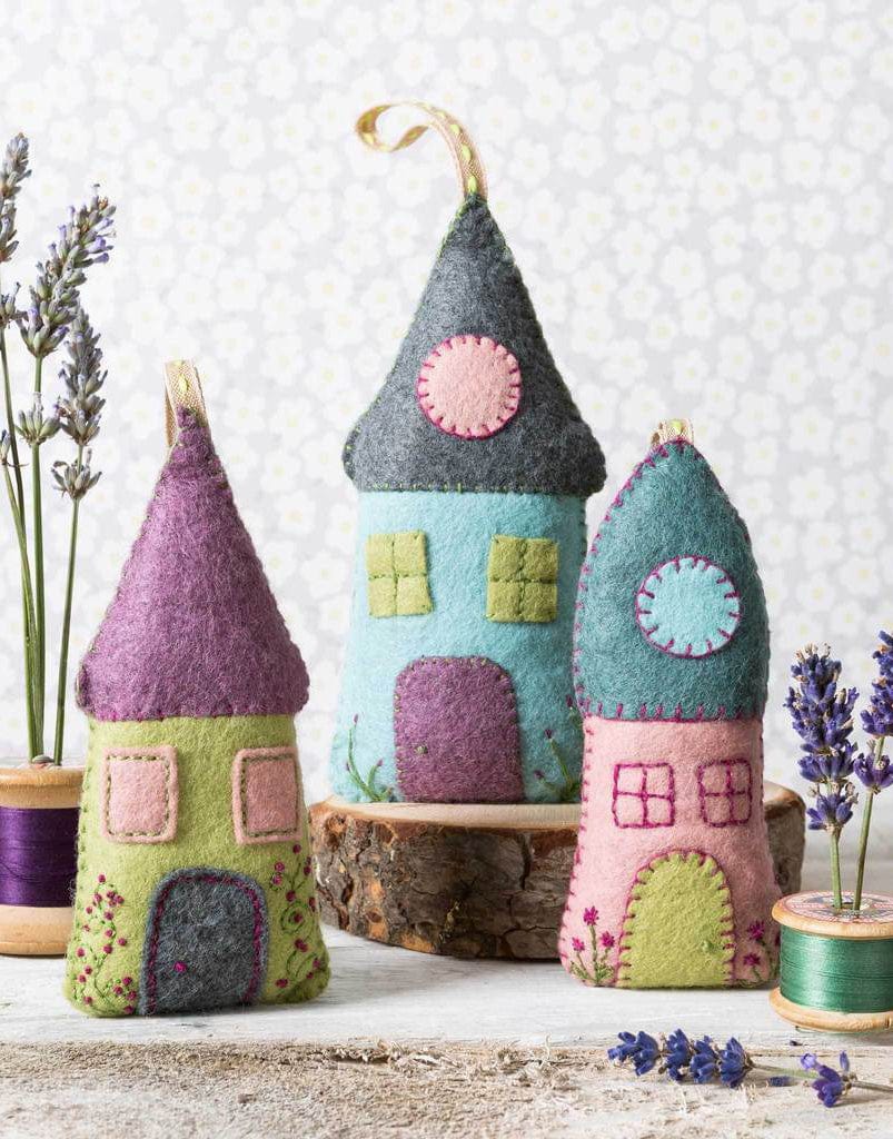 Corinne Lapierre Felt Craft Lavender Houses Felt Craft Kit by Corinne Lapierre 600209370920 600209370920