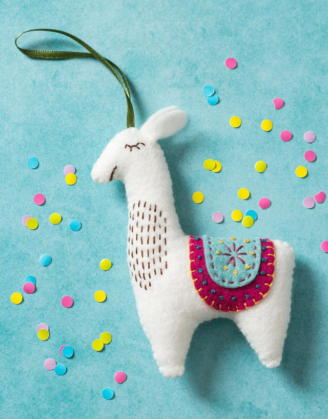 Corinne Lapierre Felt Craft Llama Felt Mini Craft Kit by Corinne Lapierre 608603782745 608603782745