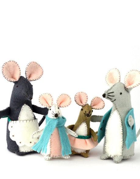 Corinne Lapierre Felt Craft Mouse Family Felt Craft Kit, Corinne Lapierre 0600209370791 600209370791