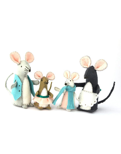 Corinne Lapierre Felt Craft Mouse Family Felt Craft Kit, Corinne Lapierre 0600209370791 600209370791