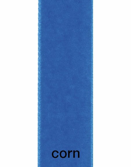 Not Specified Ribbon & Trimming 9523 Corn 16mm Velvet Ribbon 5024264840993 5024264840993