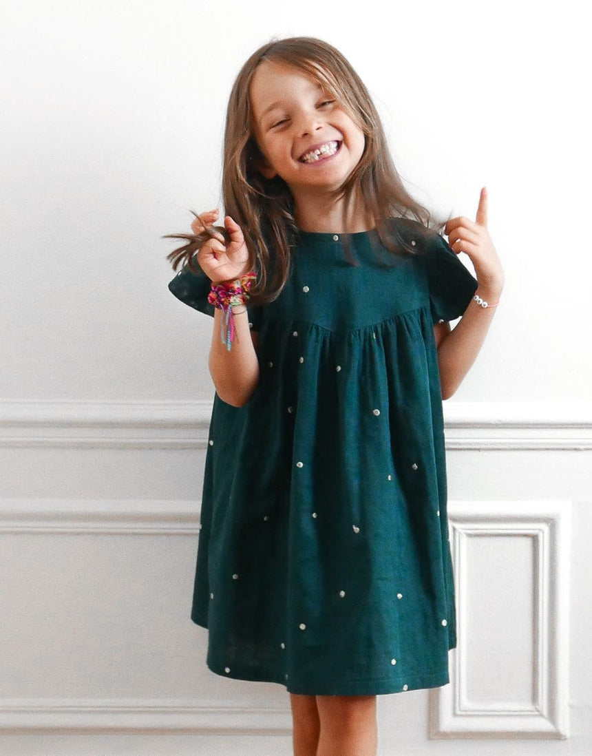 Ikatee Children's Clothing Louise Blouse & Dress Sewing Pattern (3y - 12), Ikatee 3760278990669