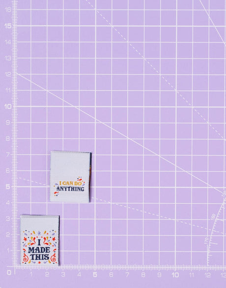 Little Rosy Cheeks Labels I Made This - I Can Do Anything, Woven Sewing Labels - Pack of 6 12612