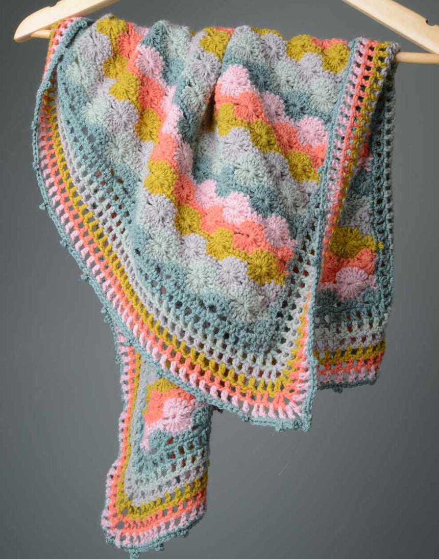 Setting Sun Baby Blanket Crochet Kit, Mrs Moon