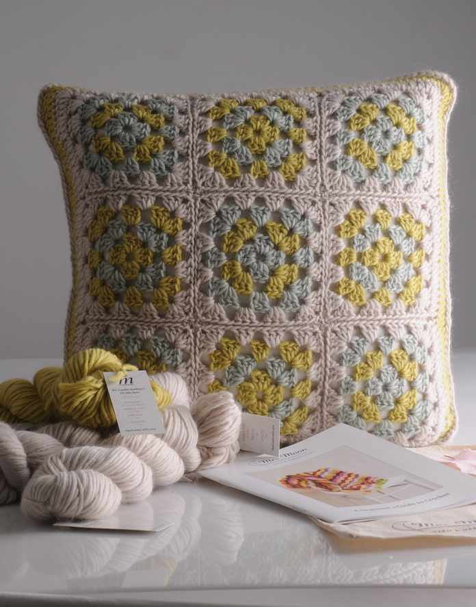 Learn to Crochet Cushion Kit, Mrs Moon