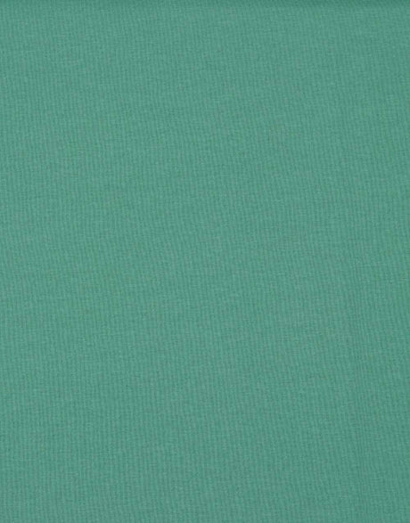 Not Specified Cotton Jersey Green / Plain Light Petrol Organic Cotton Jersey Fabric 14166