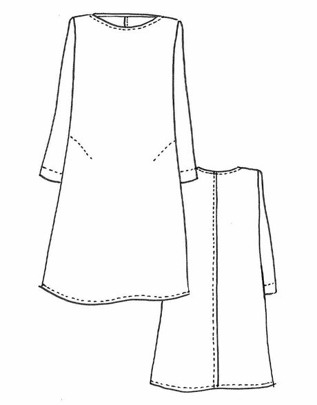 Tessuti Dresses Bella Dress Sewing Pattern, Tessuti