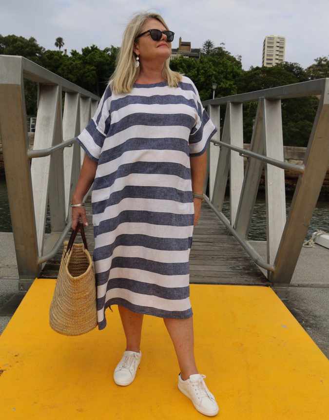 Tessuti Dresses Coni Tunic Dress Sewing Pattern, Tessuti 14052