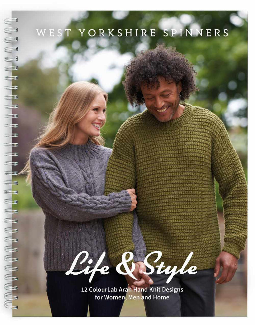 ColourLab Aran Life & Style Knitting Pattern Book
