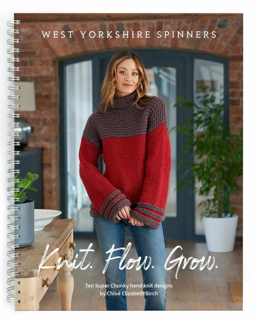 West Yorkshire Spinners Books Retreat Super Chunky Roving - Knit, Flow, Grow Pattern Book 5053682002669 5053682002669