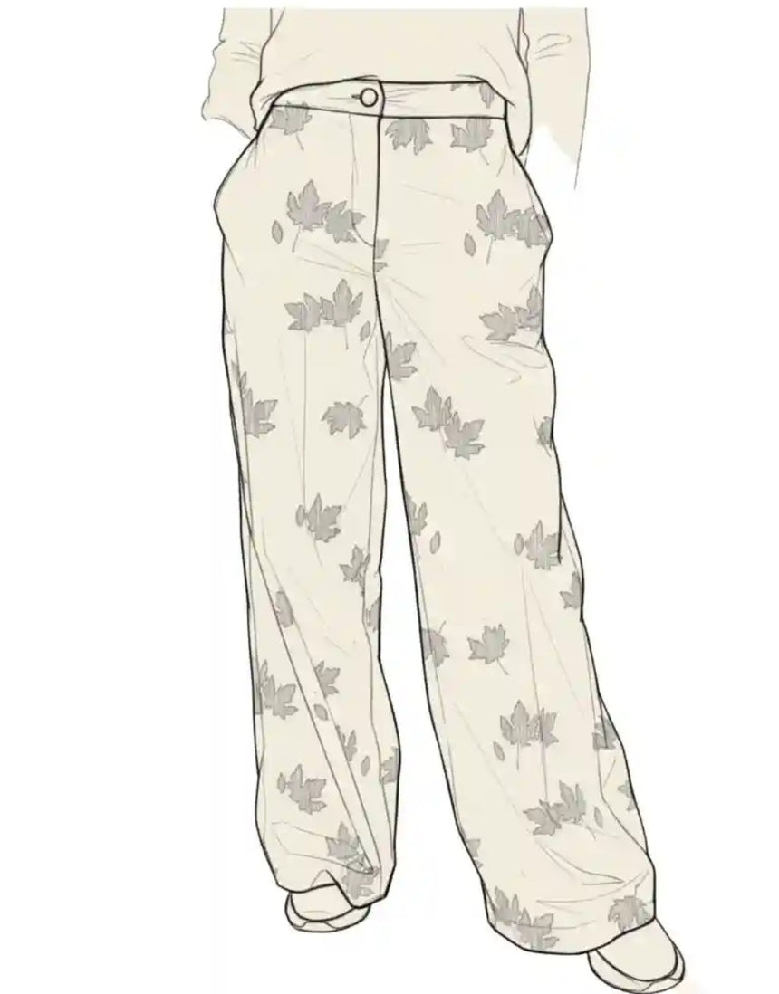 Alessandra Trousers Paper Sewing Pattern, Ciao Patterns