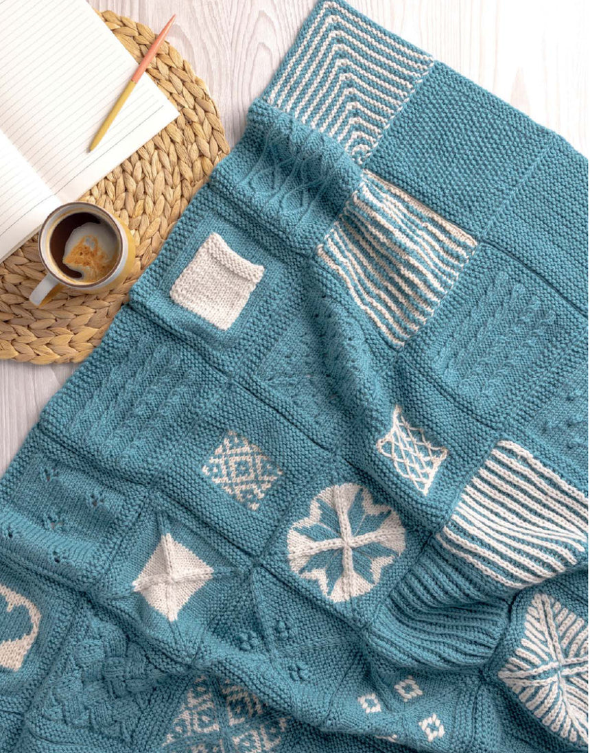 Learn to Knit in 50 Squares Book by Anna Pantelous