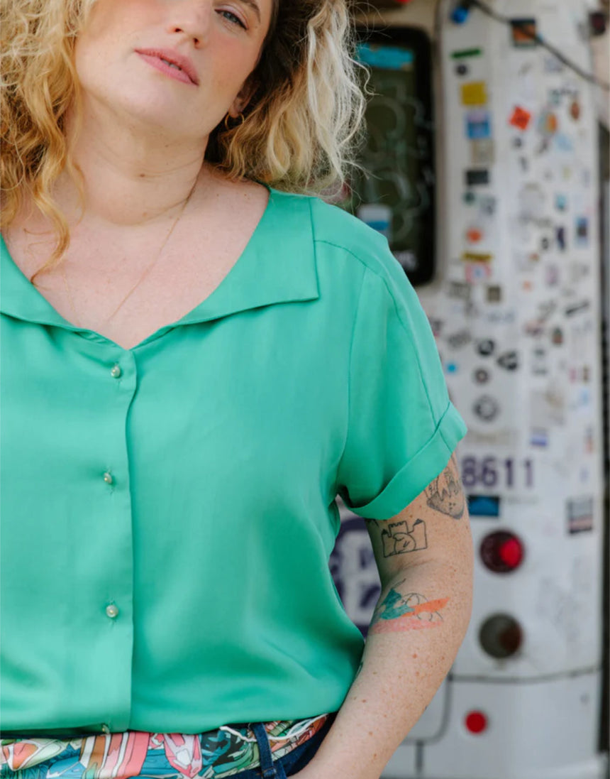 Almost Shirt Paper Sewing Pattern, Maison Fauve