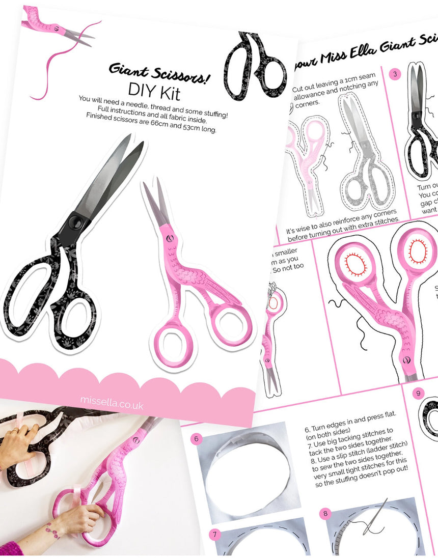 Giant Scissors DIY kit, Miss Ella