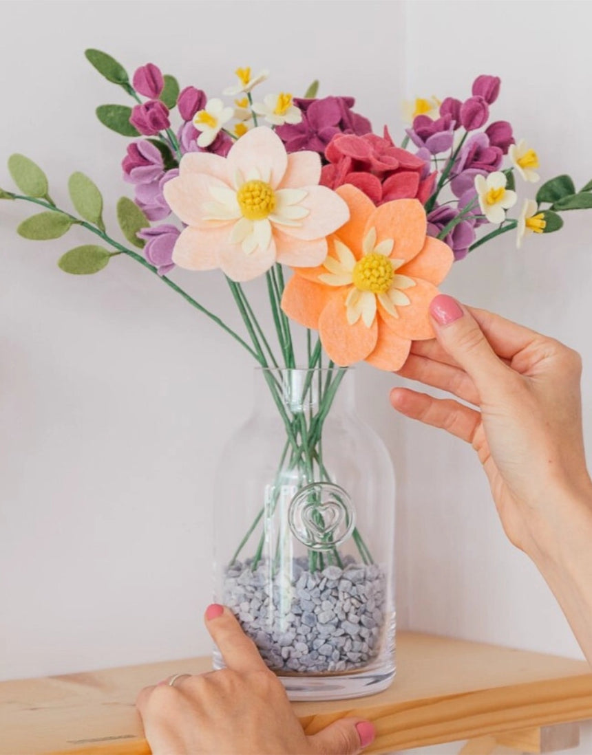 Blissful Blooms Felt Flower Craft Kit, The Handmade Florist