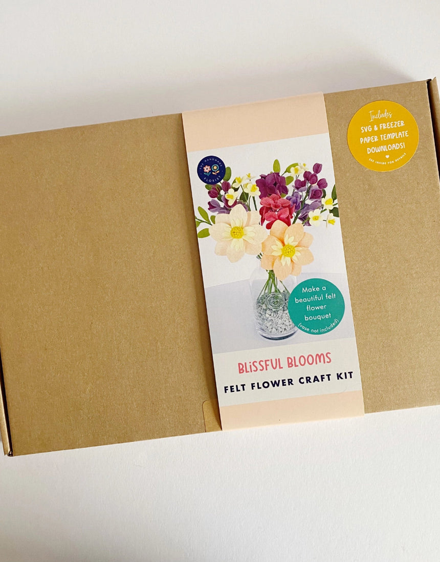 Blissful Blooms Felt Flower Craft Kit, The Handmade Florist