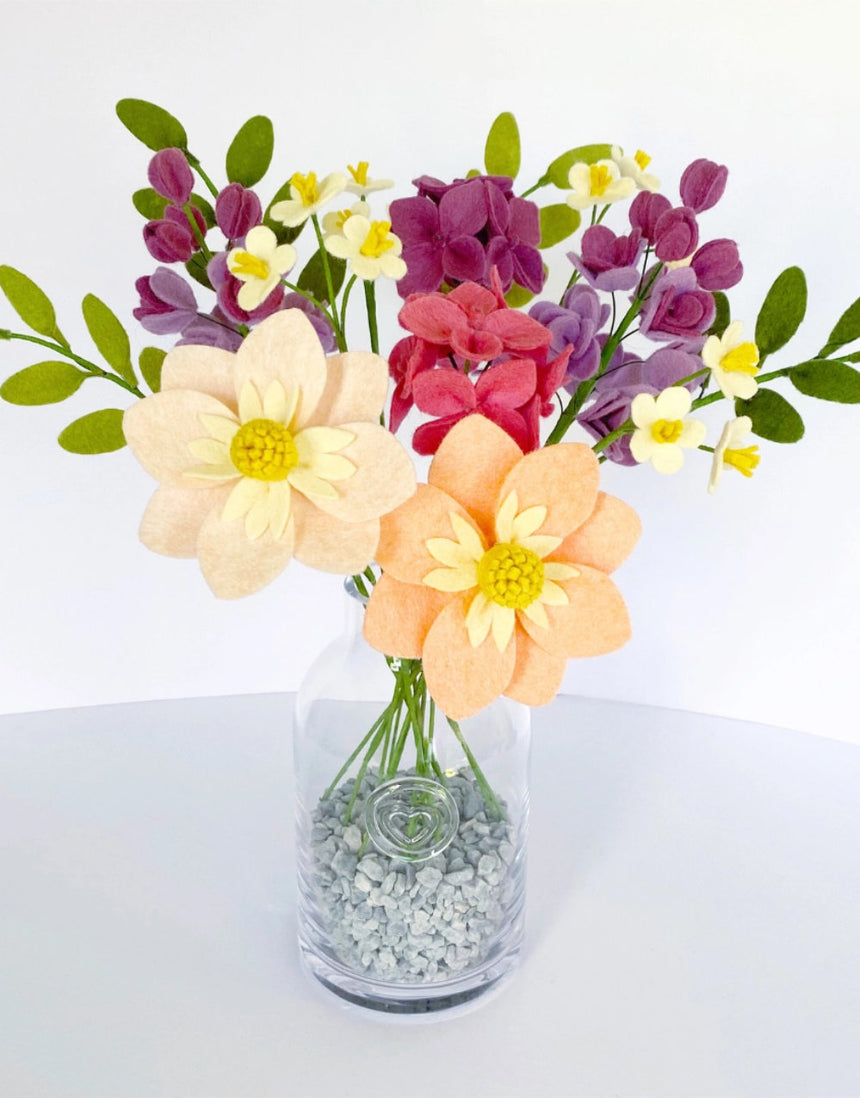 Blissful Blooms Felt Flower Craft Kit, The Handmade Florist