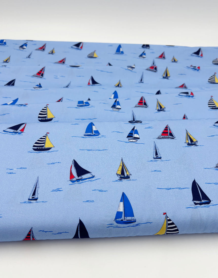 Little Regatta Cotton Poplin Fabric