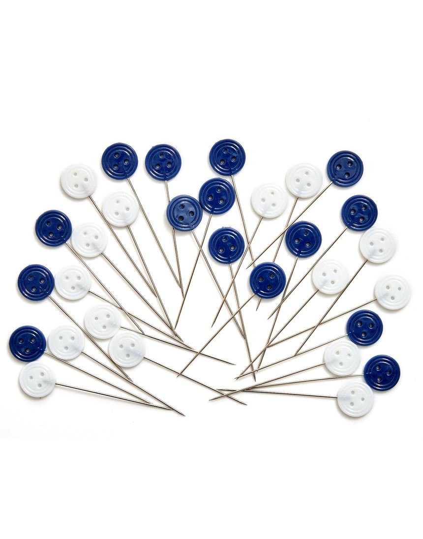 Button Headed Heat Resistant Pins in Jar, Floral Arts and Crafts
