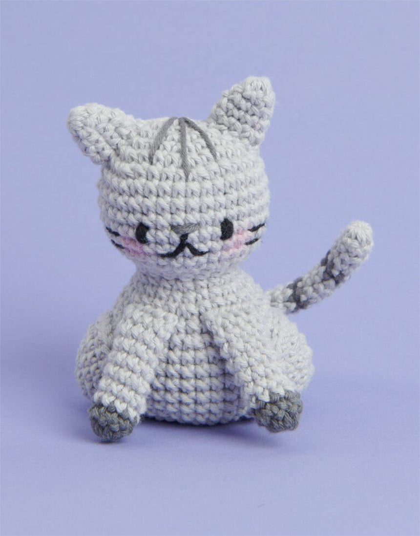 Mini Easy Crochet Cat Kit, Ricorumi