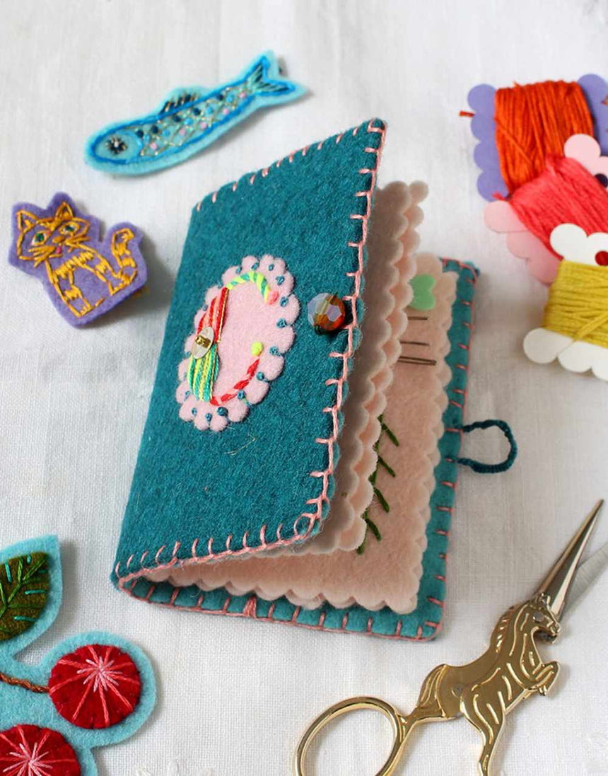 Embroidered Felt Needle Case Workshop with Sewyeah Social Club | Chichester Sewing Courses