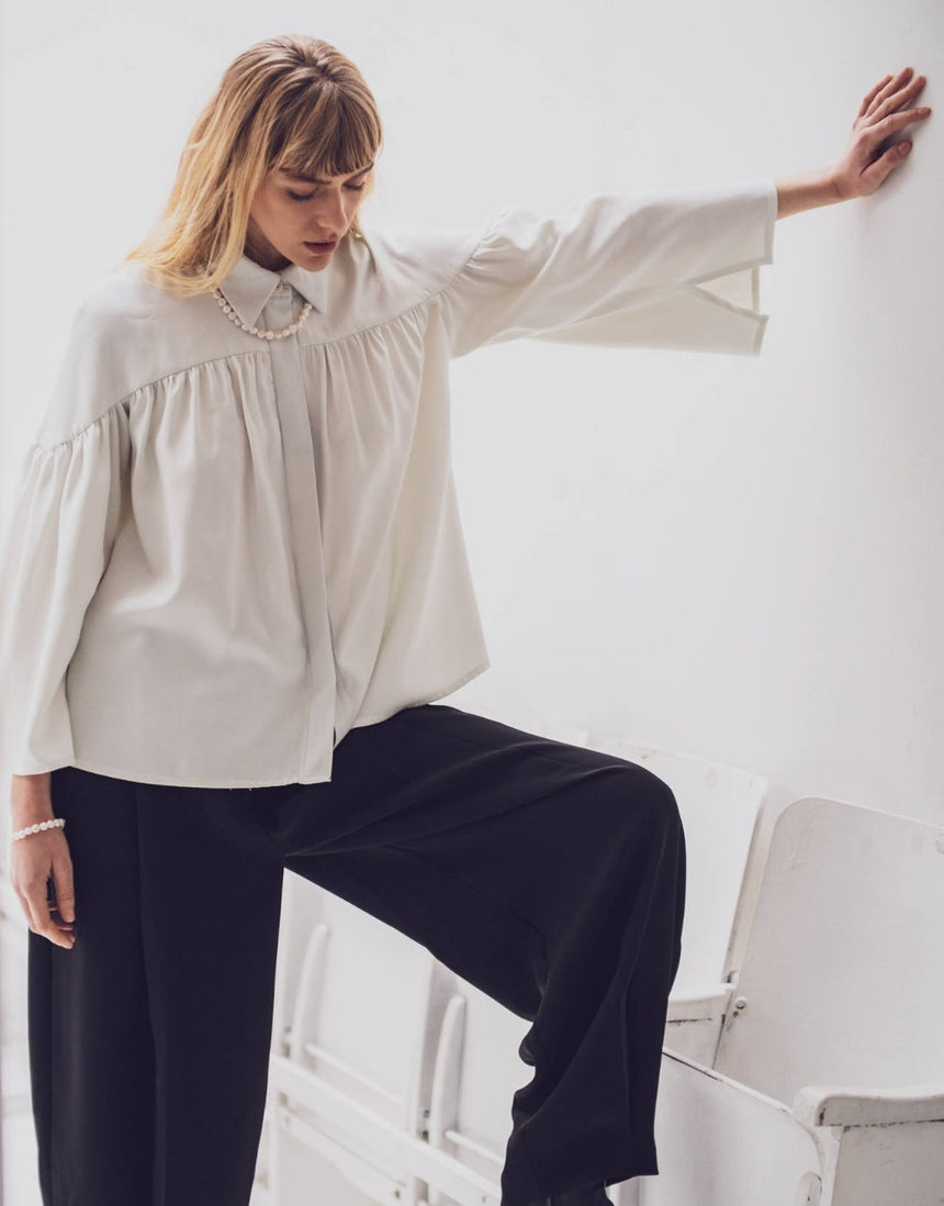 Caren Blouse PDF Immediate Download Sewing Pattern, Fibre Mood