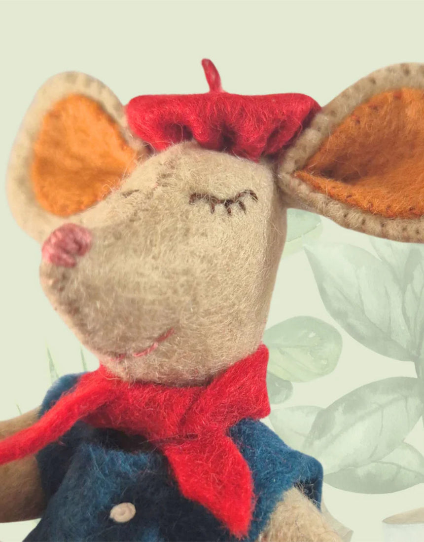 Little Mouse in Paris Felt Craft Mini Kit, Corinne Lapierre