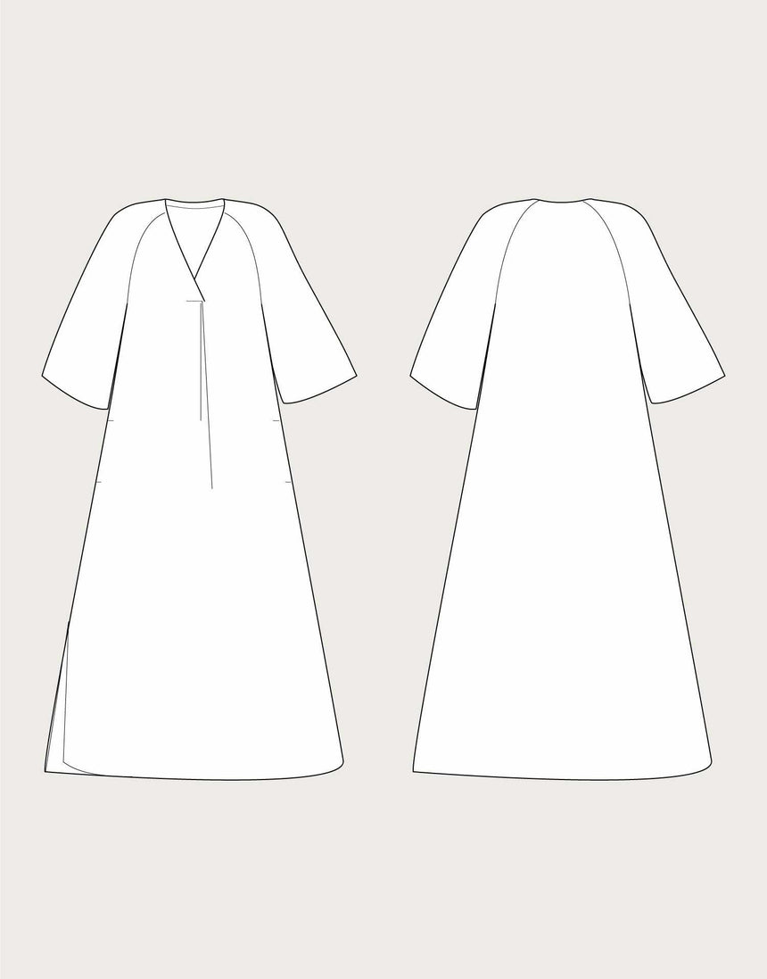 Kaftan Dress Sewing Pattern, The Assembly Line