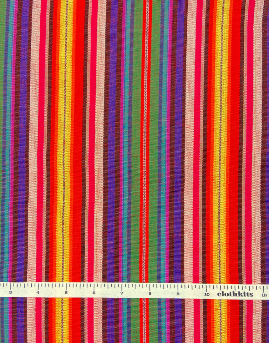 Carnival Fiesta Stripe Recycled Jacquard Fabric
