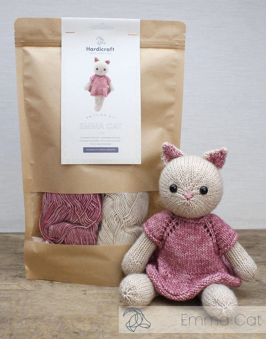 Emma the Cat Knitting Kit, Hardicraft