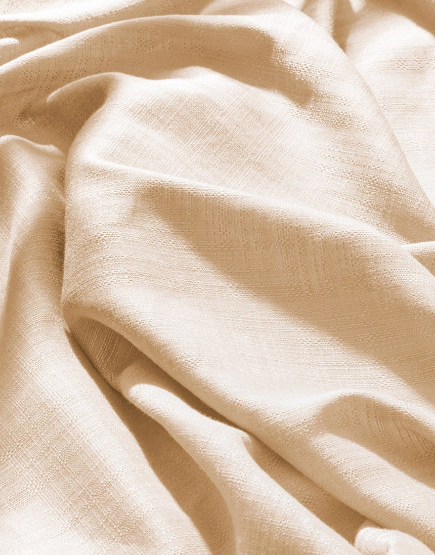Flake Off White Cotton Viscose Fabric, Atelier Brunette