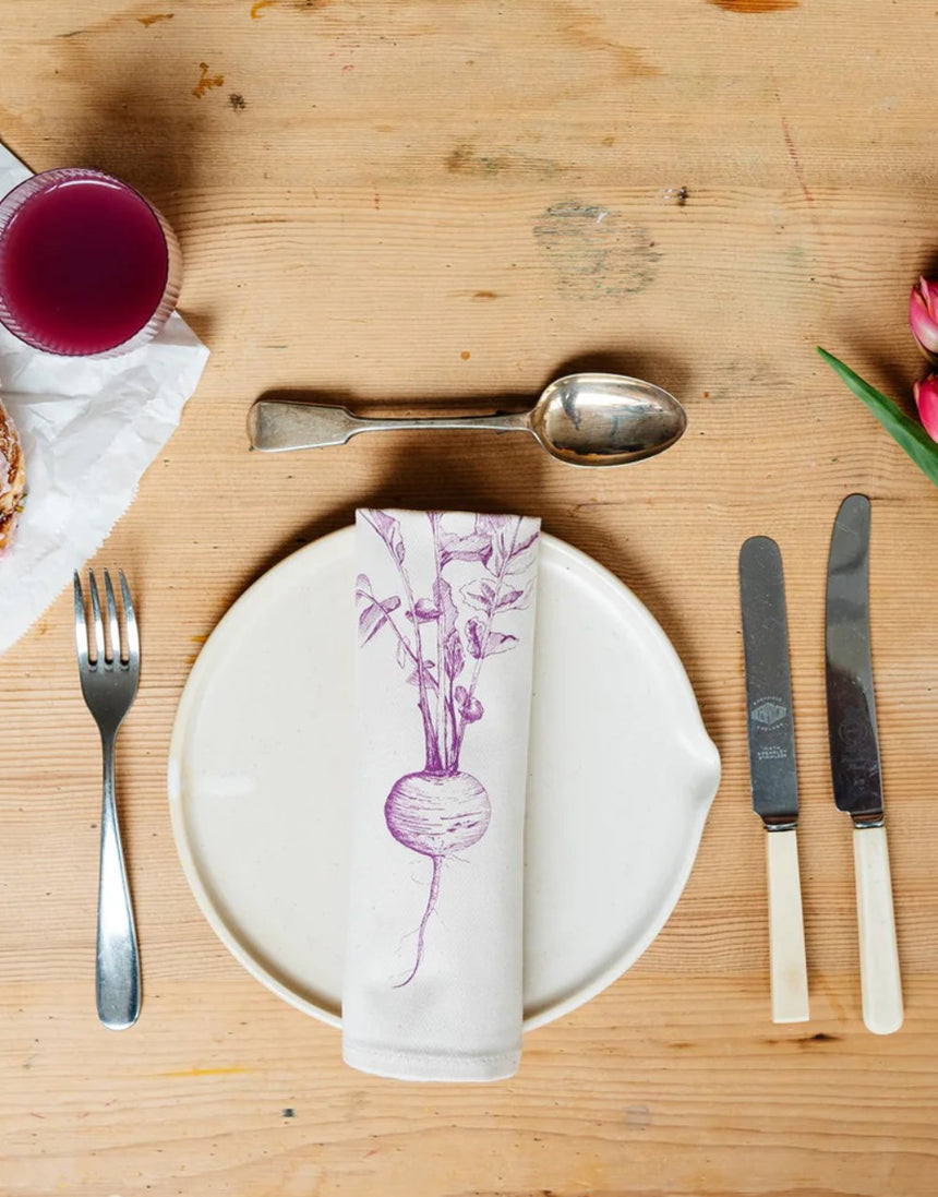 Garden Veg Napkins set of 6 by Lottie Day