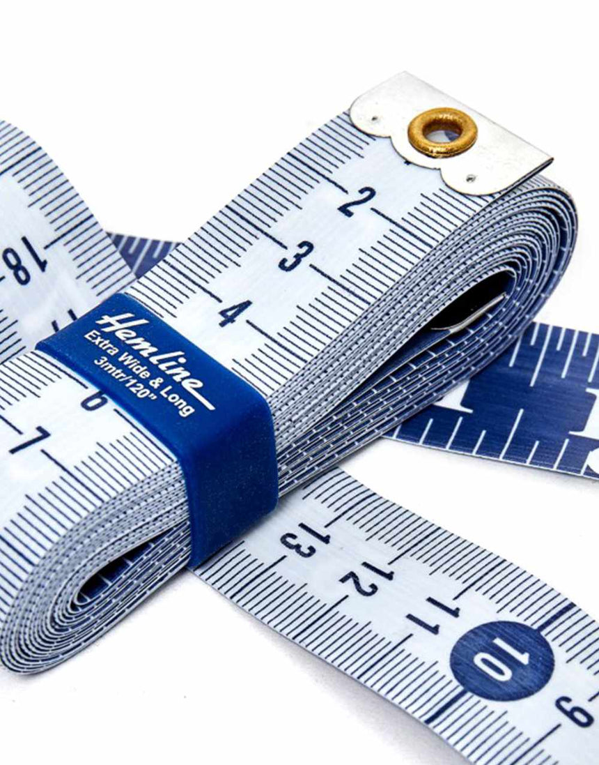 Hemline Tape Measure, Extra Wide & Extra Long