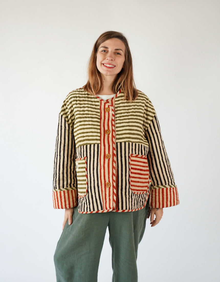 Homebody Quilted Jacket PDF Immediate Download Sewing Pattern, Matchy Matchy Sewing Club