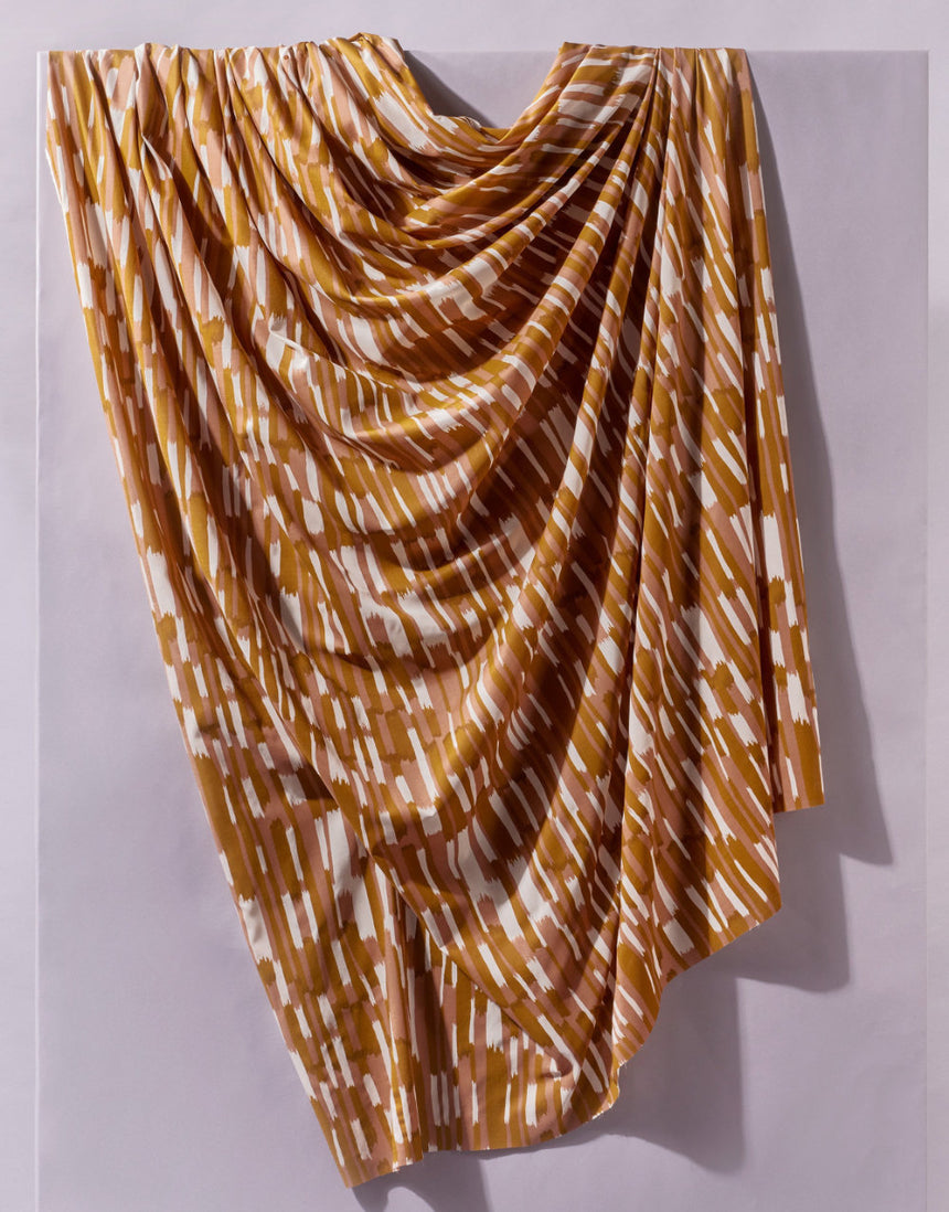 Imany Pecan Pie EcoVero Viscose Modal Fabric, Atelier Brunette