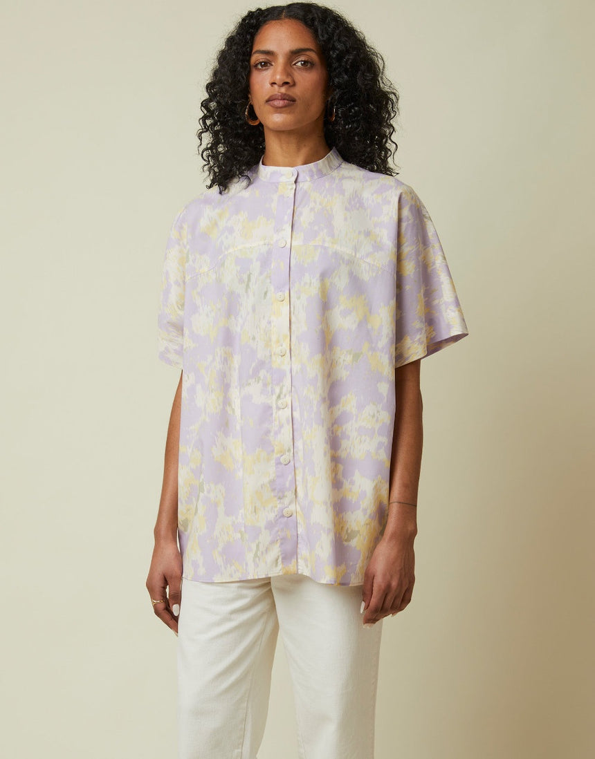 La Chemisette Structurée Blouse Sewing Pattern, Atelier Brunette