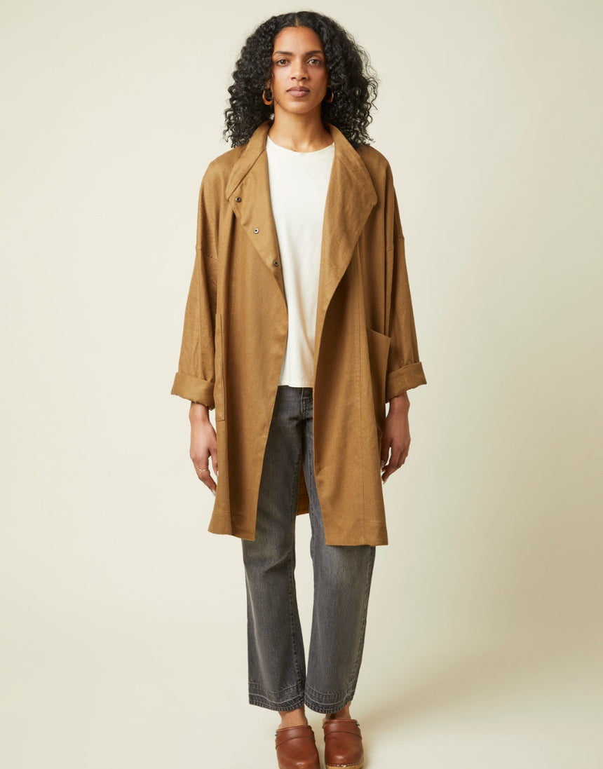 La Veste Troublante Coat Sewing Pattern, Atelier Brunette