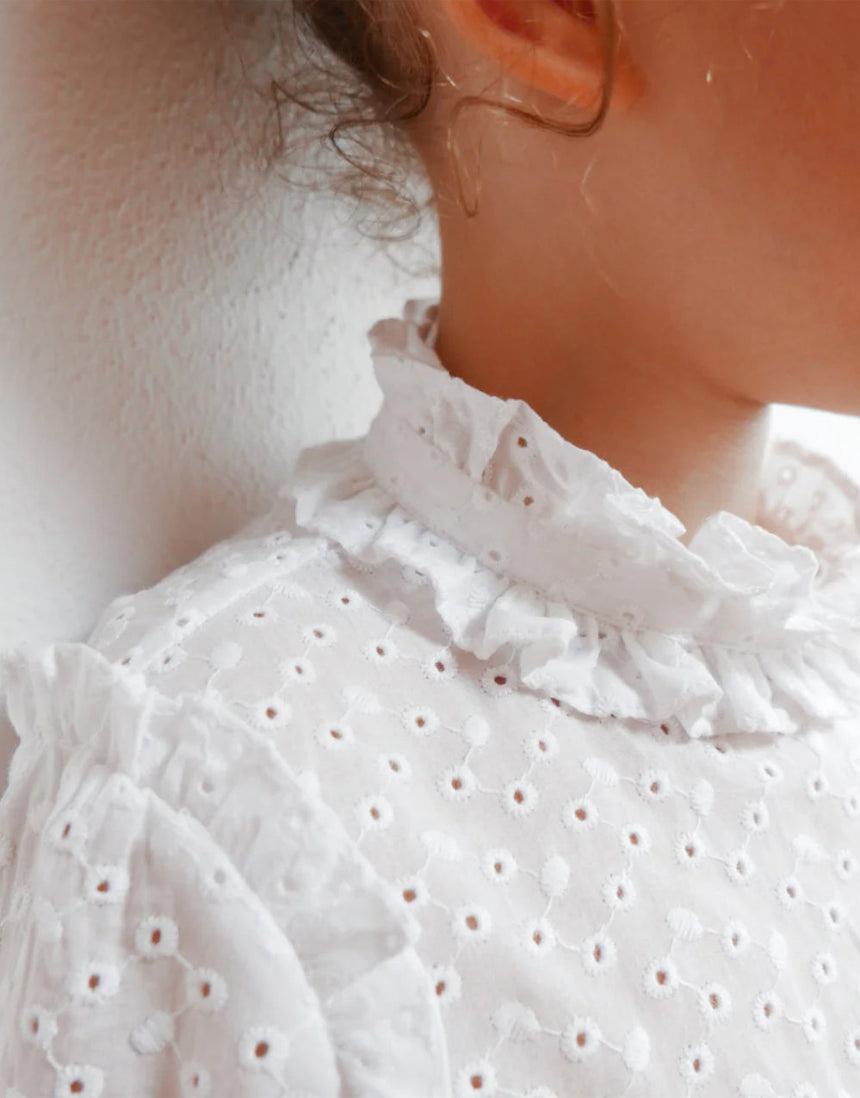 Louise Blouse & Dress Sewing Pattern  (3y - 12), Ikatee