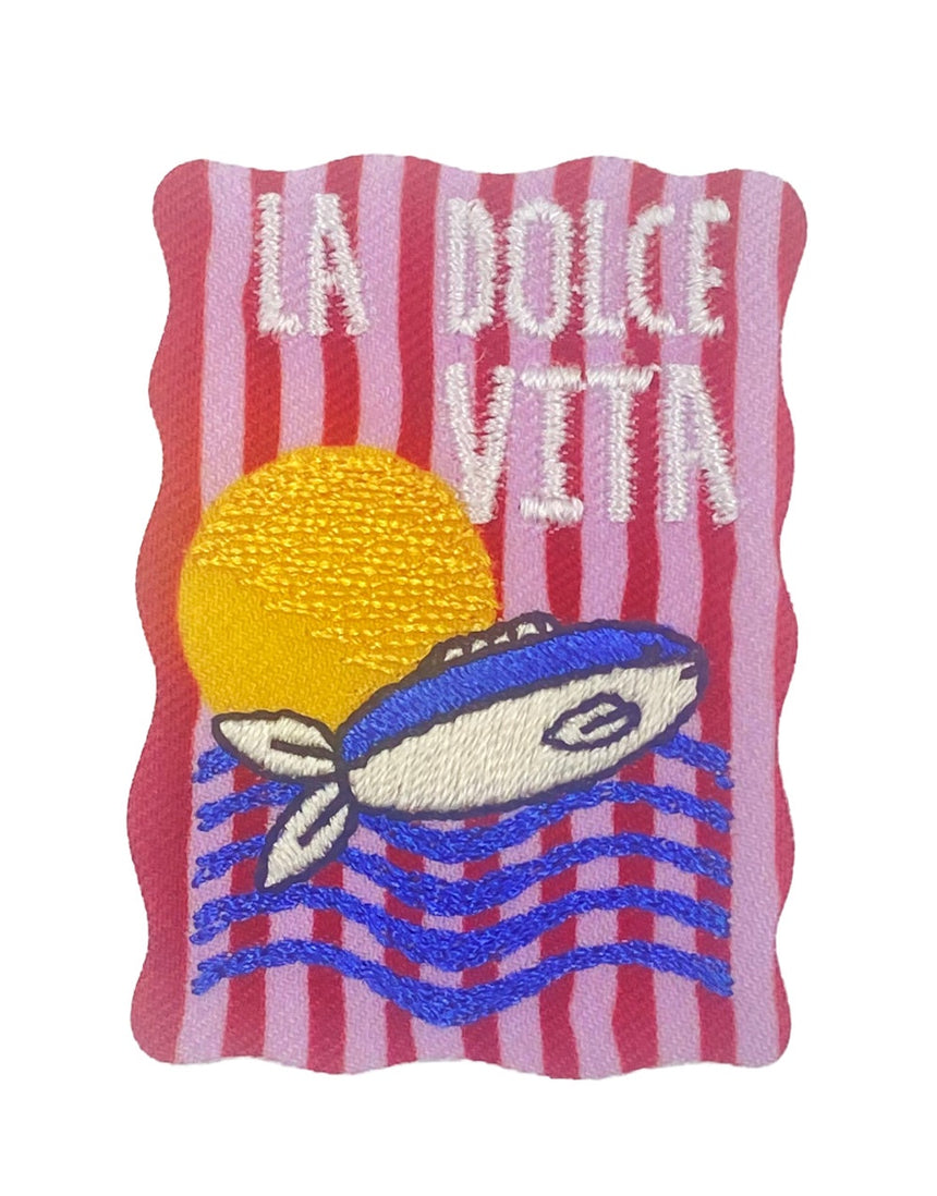 La Dolce Vita Iron on Patch