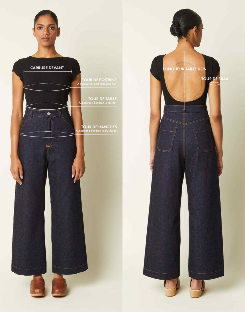 La Robe Zippée dress Paper Sewing Pattern, Atelier Brunette