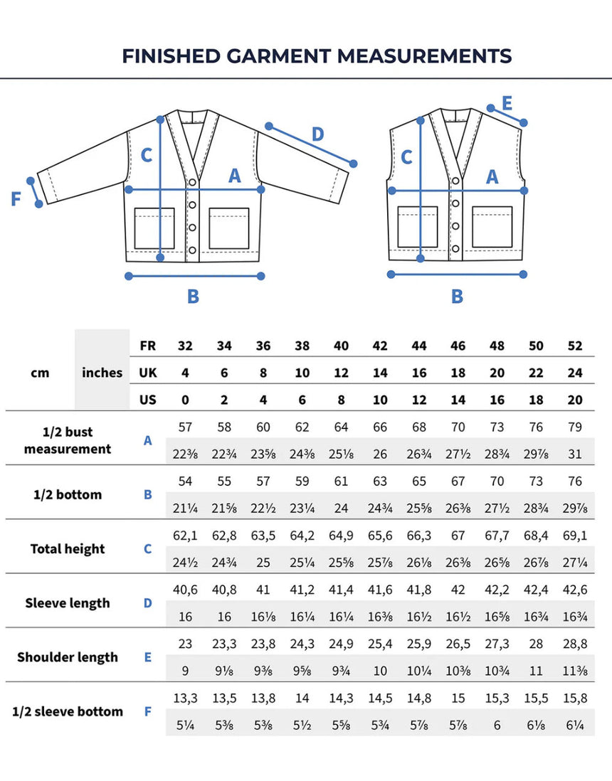 Macao Jacket or Cardigan Paper Sewing Pattern, Ikatee
