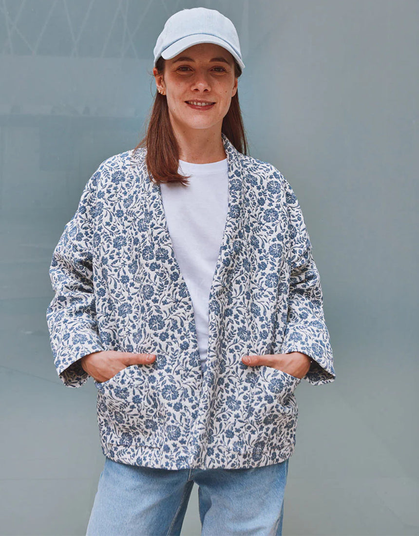 Macao Jacket or Cardigan Paper Sewing Pattern, Ikatee