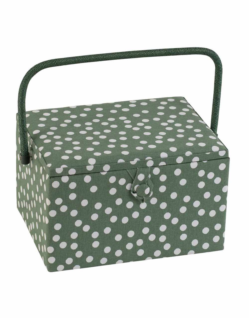 Khaki Spot Large Sized Sewing Box