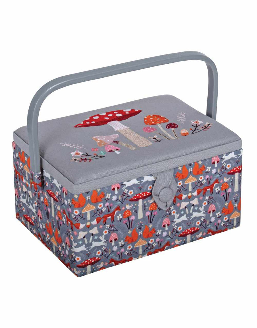 Woodland Toadstool Medium Sized Sewing Box